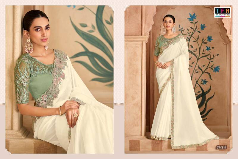 TFH sandalwood 16th edition Wholesale saree suppliers in Mumbai